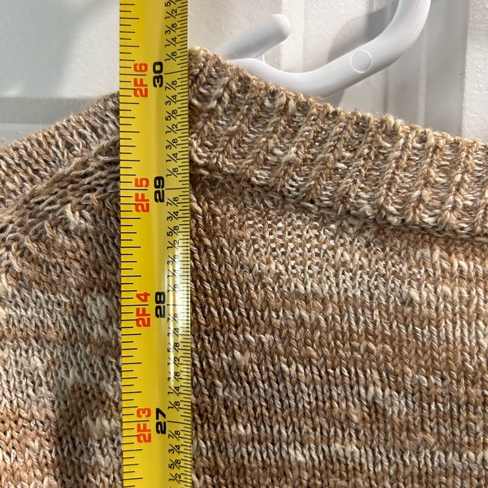 Free People Women’s Full Zip Knitted Sweater Size S Oversized Boho Thumb Holes - Picture 7 of 10